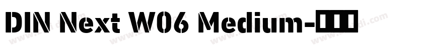 DIN Next W06 Medium字体转换